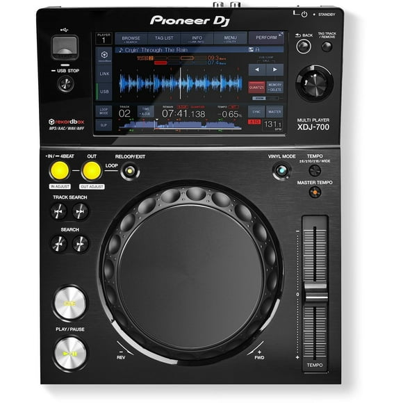 Pioneer DJ XDJ-700 - Reproductor Digital Multimedia, 8,10 x 12,80 x 16,30 cm