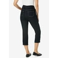 thumbnail image 2 of Woman Within Plus Size Comfort Stretch Denim Capri, 2 of 4
