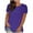 Z5 Purple, variant on up to 50% off Clearance Staron Short Sleeve Tops for Women Spring Printed O-Neck Pullover Tops Loose Fitting Short Sleeve Mid-length Blouse Flowy Tops for Beach Party Presents for Women Green XL