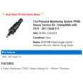 thumbnail image 2 of Tire Pressure Monitoring System TPMS Sensor Service Kit - Compatible with 2010 - 2011 Saab 9-5, 2 of 2