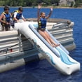 thumbnail image 5 of Rave Sports 00001-RV 9 Foot Inflatable Lake Pontoon Boat Water Slide & Air Pump, 5 of 5