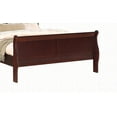 thumbnail image 3 of Full Size Solid Wood Wooden Bedroom Bedframe with Brown Cherry Finish, No Box Spring Required for Master Bedroom, 3 of 6
