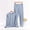 blue, variant on XL- 8XL Plus size Thermal underwear O-Neck Long sleeve Tshirts and Ankle Length Pants Fleece long johns homewear 2pcs suit
