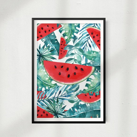 Designs ByLITA Watermelon 8 x 10 UNFRAMED Print Home Décor, Kitchen Wall Art
