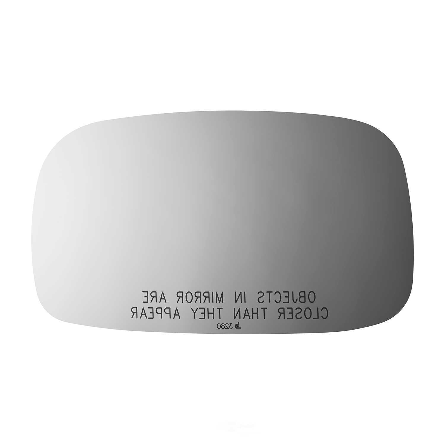 Burco Side View Mirror Replacement Glass - Clear Glass - 3280