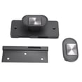 thumbnail image 3 of Cerradura de puerta de seguridad Instalación rápida Cuerpo Núcleo Llave Sin perforaciones Acero inoxidable Gris para interior Modelo básico + manija de repuesto, 3 of 10