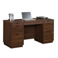 thumbnail image 2 of Pemberly Row 60" Knee Space Engineered Wood Credenza Desk in Spiced Mahogany, 2 of 13