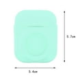thumbnail image 4 of Miulika Silicone Case Waterproof Lightweight Security Drop Resistance ,Protective Wallet Light Green, 4 of 7