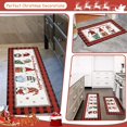 thumbnail image 5 of Christmas Kitchen Rug Set of 2 Non Slip Buffalo Plaid Gnomes Kitchen Floor Mat Cushioned Anti Fatigue Kitchen Rugs Floor Carpet Set for Winter Xmas Holiday Kitchen Decor, 5 of 6