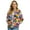 Abstract Graffiti Print, variant on Plaid Print Black White Womens Zip Up Long Sleeve Crewneck Sweatshirt Jacket Casual Loose Coats With Pockets Stylish Comfortable Lightweight Outerwear, 4XL
