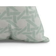 thumbnail image 2 of Simply Daisy, 18 x 18 inch, Rattan Geometric Geometric Print Pillow, Pale Blue, 2 of 2