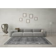 thumbnail image 3 of Ahgly Company Indoor Square Oriental Gray Industrial Area Rugs, 5' Square, 3 of 4