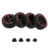 4 Uds 12mm cubo hexagonal 1,9 pulgadas Beadlock llantas llantas juego para 1/10 Traxxas Tamiya Hugtrwg Para estrenar