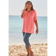 thumbnail image 2 of Catherines Women's Plus Size Touch Of Lace Tee, 2 of 3