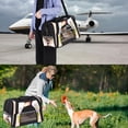 thumbnail image 7 of Easter Premium Fabric Cat Carrier | 17x10x11.8 in | 900D Oxford Cloth & Sherpa Base | Lightweight & Durable | Nylon Webbing Straps | Spacious | Pet Bag for Travel & Transportation, 7 of 7