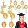thumbnail image 1 of YAOMOBB Classmates Friendship Pendant Gem shaped Tassel Pendant with Photo Insert 2024 Class Graduation Pendant Mentor Appreciation Gift, 1 of 7