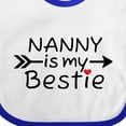 thumbnail image 4 of Inktastic Nanny is My Bestie Boys or Girls Baby Bib, 4 of 4