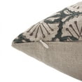 thumbnail image 4 of Fabdivine Block Print Throw Pillow Cover, 14x36 Inch Thick Linen Handmade Cushion Cover, Floral Print Boho Design Green Pillow Cover for Sofa and Couch, 4 of 5