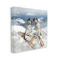 thumbnail image 3 of Stupell Industries Humorous White Cats Skiing Gear Snowcapped Mountains Graphic Art Gallery Wrapped Canvas Print Wall Art, Design by Chiara, 3 of 7