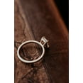 thumbnail image 7 of SOLITAIRE JEWELS 1.CT Emerald Moissanite Diamond Solitaire Engagement Ring 14K White Gold, 7 of 7