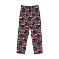 thumbnail image 4 of Xecao Red And Blue Cars Men's Straight Lounge Pajama Pants: The Ultimate in Comfortable Sleepwear, 4 of 9