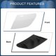 thumbnail image 5 of Tapa de boquilla de lavadora de faros del parachoques delantero izquierdo Unique Bargains No.1K5955109A Tapa de recorte del parachoques para VW Golf V MK5 GTI R32 2003-2009 Plástico blanco 1 Pcs, 5 of 7
