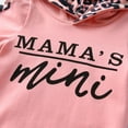thumbnail image 3 of Newborn Infant Baby Girl Clothes Long Sleeve Letter Romper Hooded Pants Outfits Set Pink 0-3 Months, 3 of 6