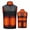 Black#15, variant on Heated Vest for Men Women with Dual Control, Lightweight Warming Heated Puffer Vest Rechargeable Smart Electric Heating Vest Black#20 L