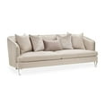 thumbnail image 3 of Michael Amini Camden Court Sofa - Natural Flax/Platinum, 3 of 16