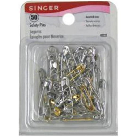 Merchandise 30276108 Singer Safety Pins Assorted&#44; 50 Count