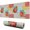 Pioneer Flower Floral-3, variant on Long Mouse Pads for Desk,Pioneer Flower Floral Print Pattern Desk Mats on Top Of Desks, Desk Mouse Pad Extra Large with 3mm Non-Slip Base and Stitched Edge for Gaming,Office,Work,Home 31.5"x11.8"