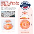 thumbnail image 2 of KADTC U.S. Brand & Design All in ONE-２WAYS TO PLAY Cat Treat Dispensing Puzzle Toy & Foraging Balls Game For Indoor Cats Interactive Slow Food Puzzles Feeder Kitten Stimulating Enrichment Toys, 2 of 6