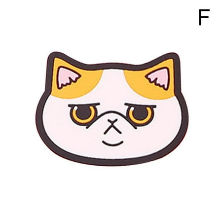

Cat Shaped Tea Coasters Cup Holder Mat Coffee Drinks Silicon Pads Coaster R0D8