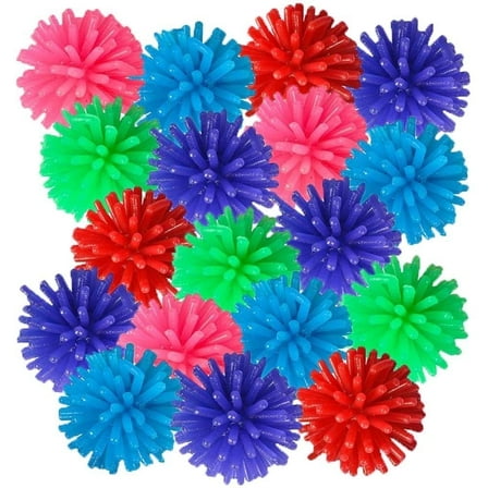ArtCreativity Multicolor Sensory Spike Balls Set, 144‑Piece Small Fidget Toys for Kids Ages 3 , Stress Relief, Party Favors, Classroom Rewards