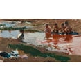 thumbnail image 2 of Joaquín Sorolla 24x15 Gold Ornate Framed and Double Matted Museum Art Print Titled - In El Rio (At the Riverside), 2 of 4