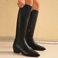 thumbnail image 2 of Womens Winter Boots, Knee-High Zipper Heel Design, 2 of 9