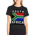 thumbnail image 3 of T-shirt South Africa  Soft Cotton Adult Heat-Transfer Graphic T-Shirt - 180g Breathable Fabric, Unisex Summer Casual Wear with Durable Heat-Printed Design, 3 of 9