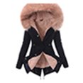 thumbnail image 2 of Joernso Winter Warm Women Faux Fur Hooded Cotton Down Jacket Casual Outwear Long Overcoat, 2 of 7