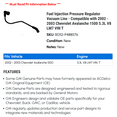 Fuel Injection Pressure Regulator Vacuum Line Compatible with 2002