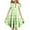 Green, variant on snilers Girls Summer Dresses Ruffle Sleeve Plaid Sundress Casual Loose Crewneck Flowy A Line Dress Size 6-15 Years