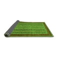 thumbnail image 2 of Ahgly Company Indoor Rectangle Abstract Green Modern Area Rugs, 2' x 5', 2 of 4