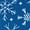 Blue Snowflake Polyester, variant on Covermates Keepsakes Adjustable Ornament Storage Box – Heavy-Duty Polyester, Padded Dividers & FlexGrid Trays – Protective Holiday Organizer with Stackable Walls & Label Window, Red