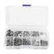 thumbnail image 1 of 580Pcs E Circlip Washer Set with Storage Box Stainless Steel Firm Fixing E Type Retaining Washer Silver, 1 of 5