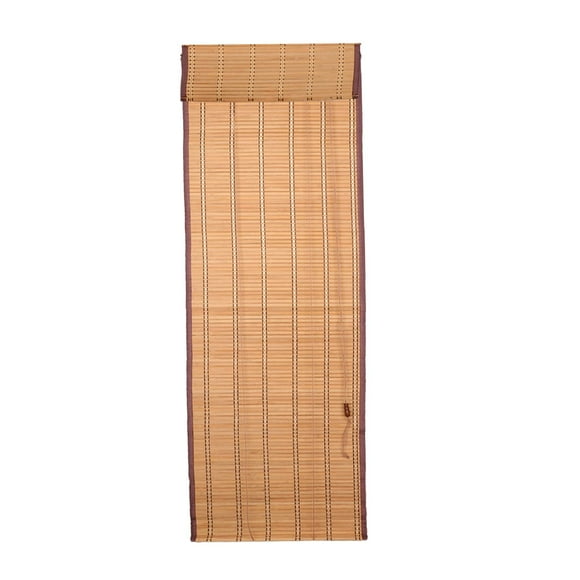 Siruishop Bamboo Roman Shades Light Filtering Bamboo Curtains for Teahouse Patio Porch