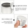 thumbnail image 3 of 6 tarros de aluminio vacíos redondos rellenables para velas y cosméticos., 3 of 7