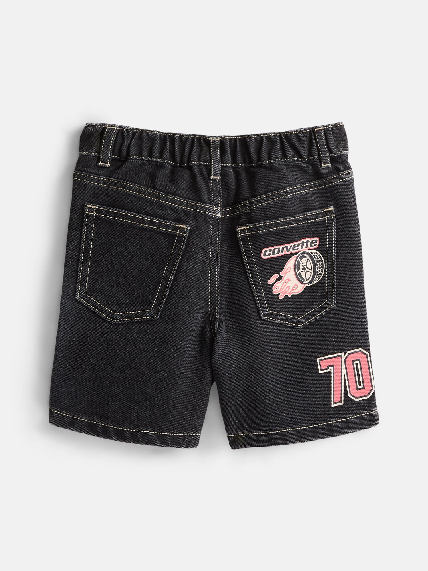 Chevy Toddler Boys Graphic Denim Shorts, Sizes 12M-5T