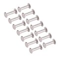 thumbnail image 1 of 100 Sets Chicago Screws Leather Assorted Kit, Stainless Steel Rivets Fasteners, Rivets and Screws Set for Leather Crafts, Clothing, and More, 1 of 7
