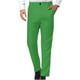 thumbnail image 2 of Pantalones de traje casuales con bolsillos y estampado de color liso rectos para hombre, 2 of 7