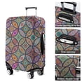 thumbnail image 5 of Yellow Floral Oval Pattern Luggage Cover Fashion Suitcase Cover Baggage Covers Fit 25-28 Inch Luggage (Go Travel), 5 of 5