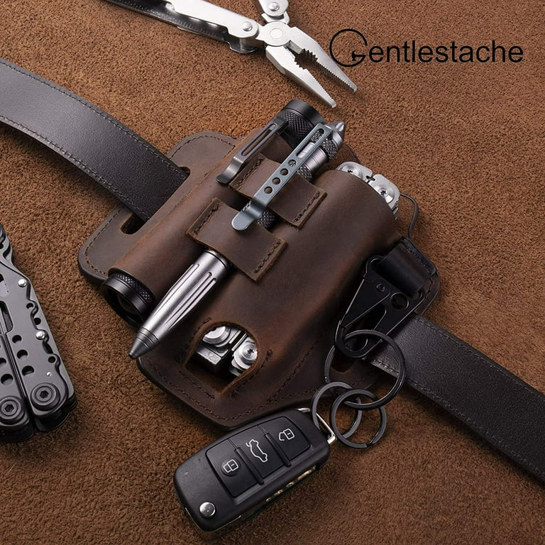 PJ15 Leather Muiltitool Sheath with Metal Belt Clip – Viperade